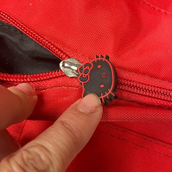 Sanrio HELLO KITTY VINTAGE RARE LAPTOP CASE red padded 2011 - Picture 6 of 7